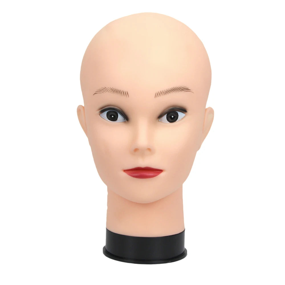 Glatzköpfiger Schaufensterpuppenkopf Ständer PUPPEN Schaufensterpuppenkopf für Kappen Perücken Wimpern Schmuck Masken Massage zum Verkauf Perückenständer