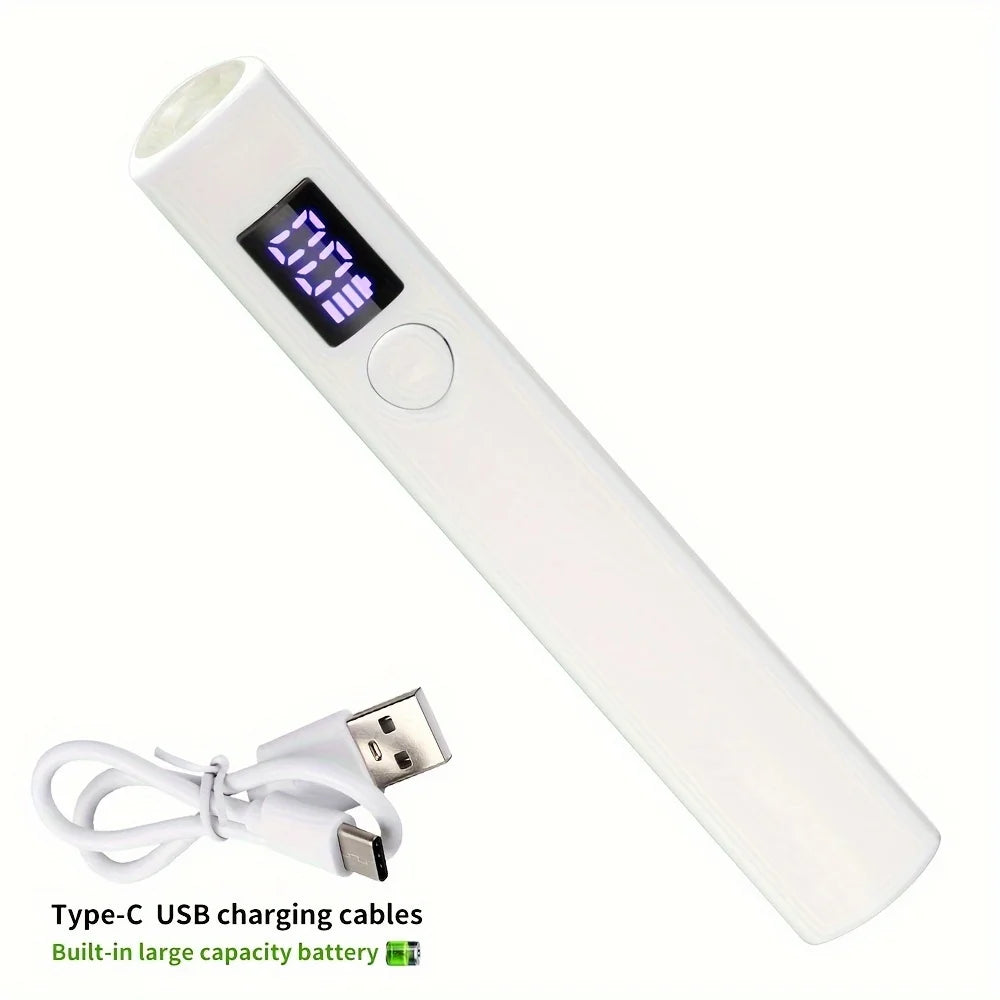 DianaBeauty Handheld Nageltrockner Lampe UV/LED Gelpoliermittel Aushärtung Nagelkunst Werkzeug USB Wiederaufladbar Schnelle Trocknung Nagellampe