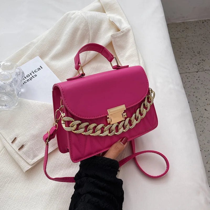 2024 Neue Designer Umhängetasche Mode Kette Umhängetaschen für Frauen Marken Damen Handtaschen und Geldbörsen