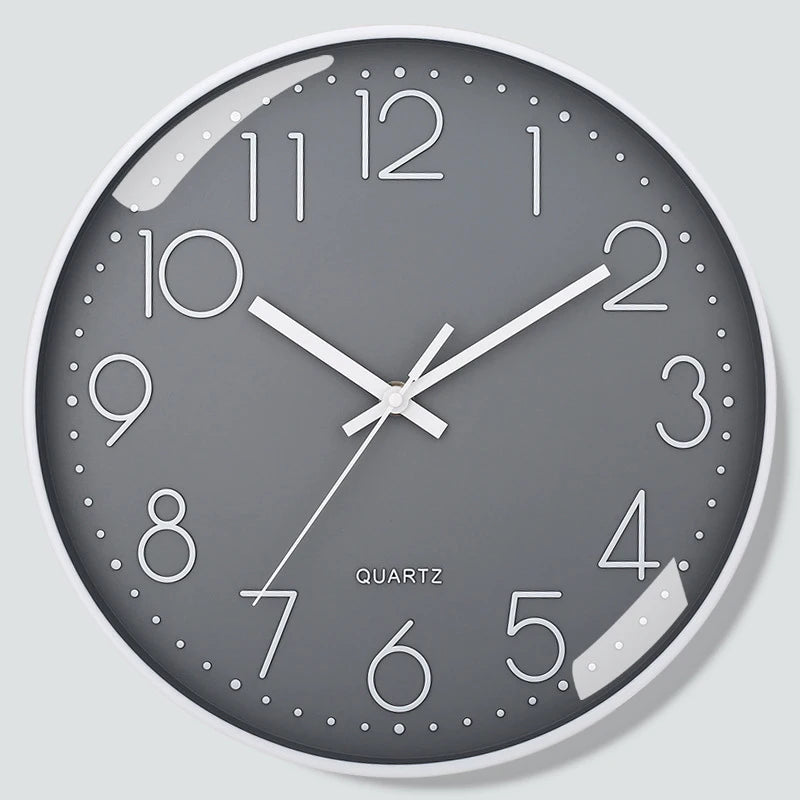 8 Zoll Stille Wanduhr Einfache Digitale Wanduhr Heimdekoration Würfel-Digitaluhr Quarzwanduhr