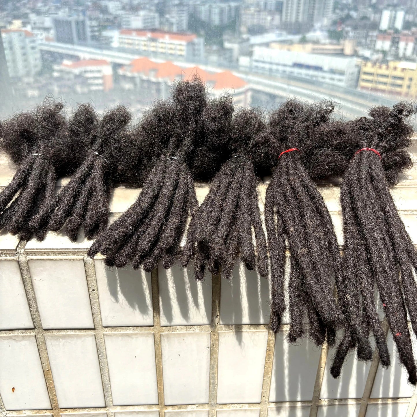 0.6cm 4-8Inch Regular Loc Extension Human Hair 50 Strands Full Handmade 100% Human Hair Dreadlock Extensions for Men Women - MAGUSTA BEAUTY
