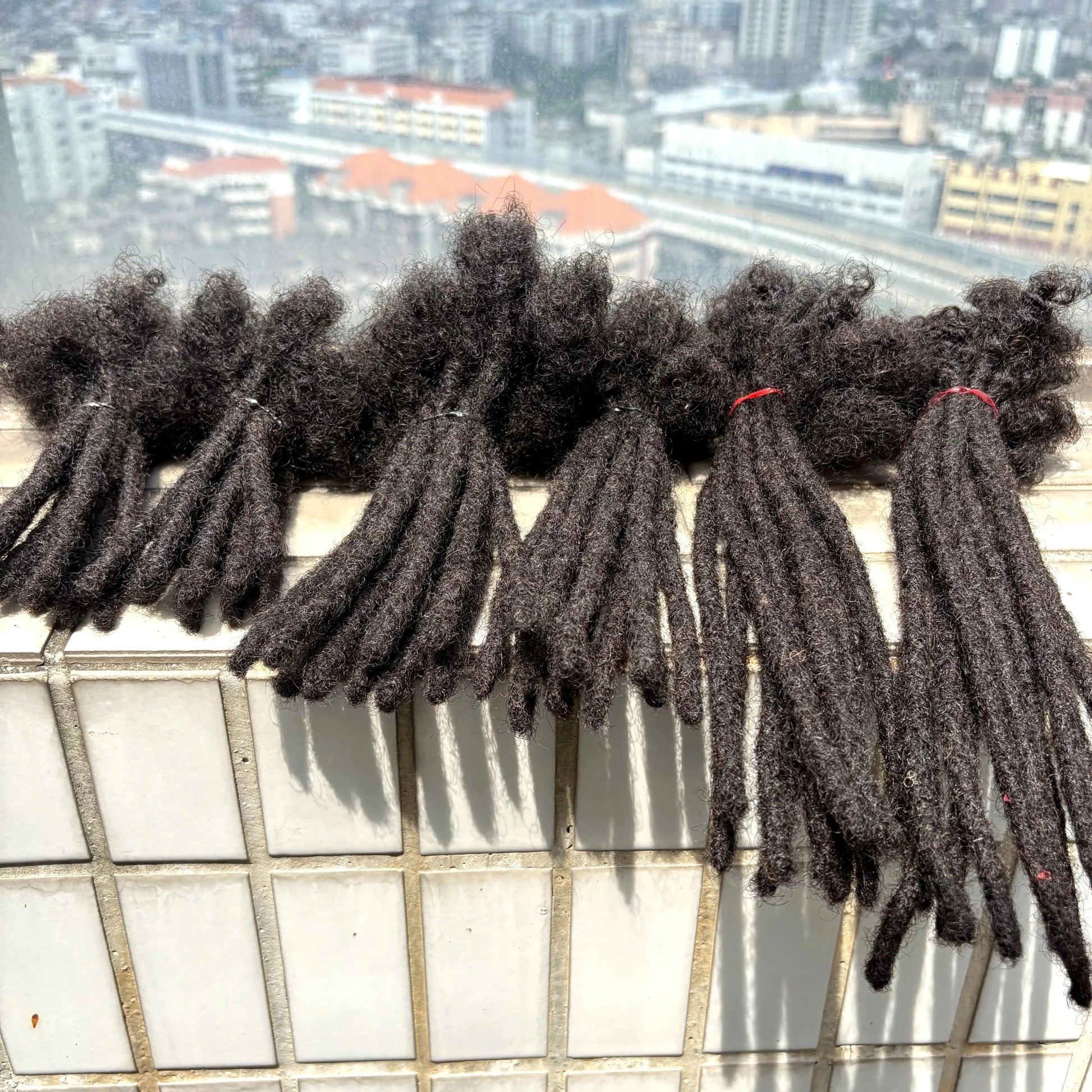 0.6cm 4-8Inch Regular Loc Extension Human Hair 50 Strands Full Handmade 100% Human Hair Dreadlock Extensions for Men Women - MAGUSTA BEAUTY