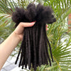 0.6cm 4-8Inch Regular Loc Extension Human Hair 50 Strands Full Handmade 100% Human Hair Dreadlock Extensions for Men Women - MAGUSTA BEAUTY