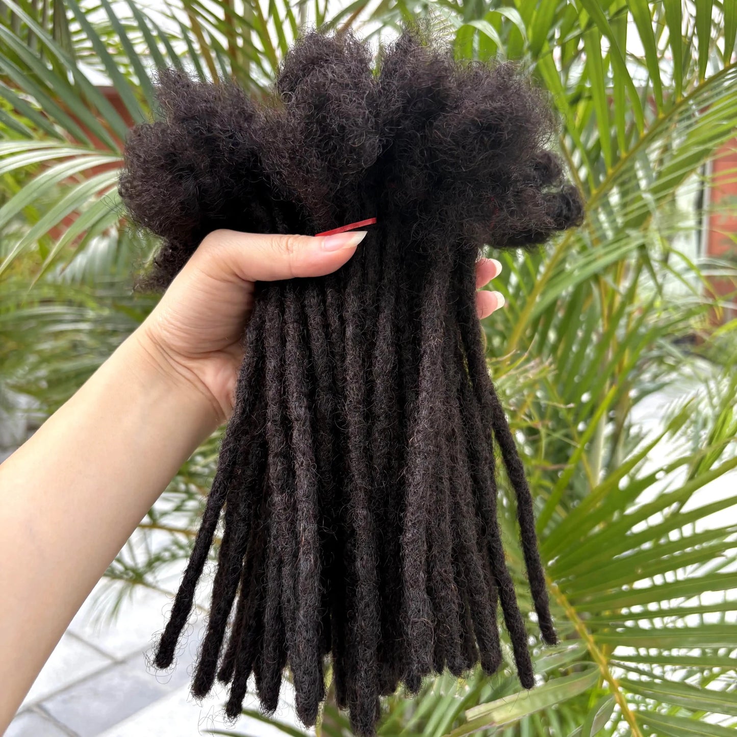 0.6cm 4-8Inch Regular Loc Extension Human Hair 50 Strands Full Handmade 100% Human Hair Dreadlock Extensions for Men Women - MAGUSTA BEAUTY