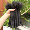 0.6cm 4-8Inch Regular Loc Extension Human Hair 50 Strands Full Handmade 100% Human Hair Dreadlock Extensions for Men Women - MAGUSTA BEAUTY