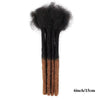 0.6cm Thickness 6-24 Inches 10 Stands Pacs Dreadlocks Human Hair Extensions for Women Ombre Brown Loc Extension can be Dyed - MAGUSTA BEAUTY