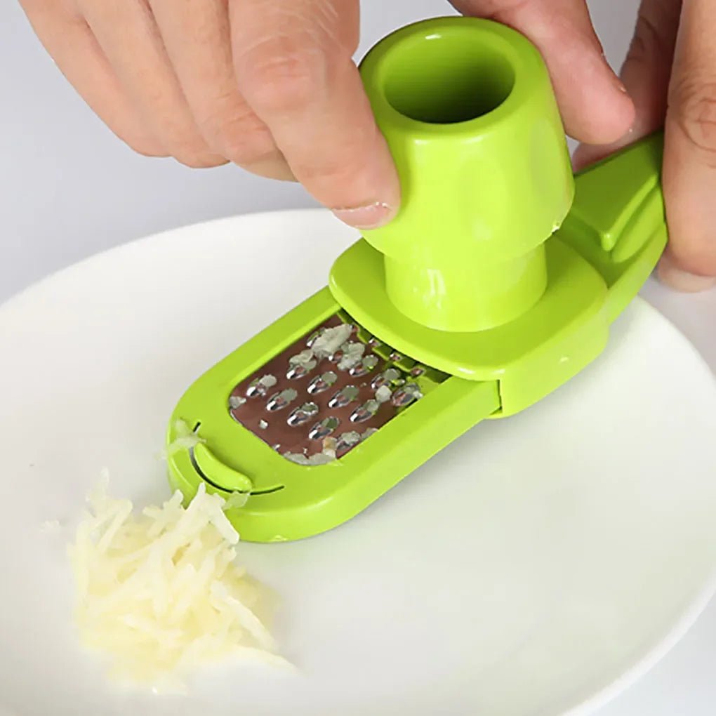 1 - Piece Multifunctional Manual Garlic Crusher Ginger Garlic Grater Garlic Cutter Peeler Kitchen Tool with Excellent Functionalit - MAGUSTA BEAUTY