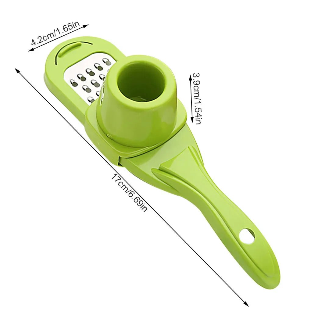 1 - Piece Multifunctional Manual Garlic Crusher Ginger Garlic Grater Garlic Cutter Peeler Kitchen Tool with Excellent Functionalit - MAGUSTA BEAUTY