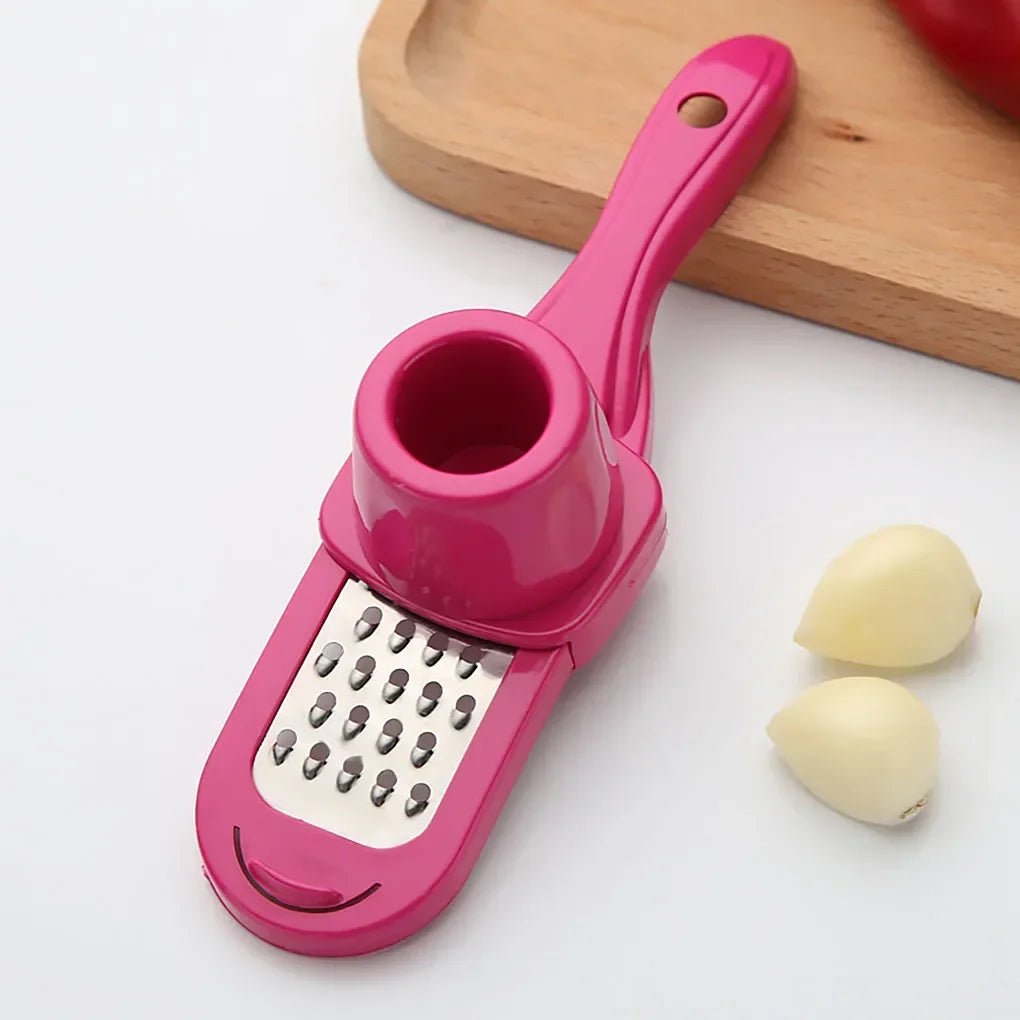 1 - Piece Multifunctional Manual Garlic Crusher Ginger Garlic Grater Garlic Cutter Peeler Kitchen Tool with Excellent Functionalit - MAGUSTA BEAUTY