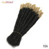 10 Inch Synthetic Dreadlocks Crochet Braids Hair Handmade Locs Hip-Hop Style For Men And Women Ombre Braiding wig Extensions He - MAGUSTA BEAUTY