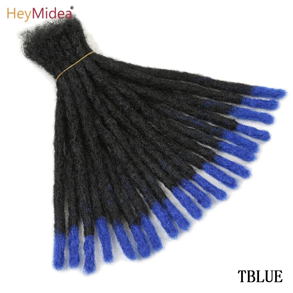 10 Inch Synthetic Dreadlocks Crochet Braids Hair Handmade Locs Hip-Hop Style For Men And Women Ombre Braiding wig Extensions He - MAGUSTA BEAUTY