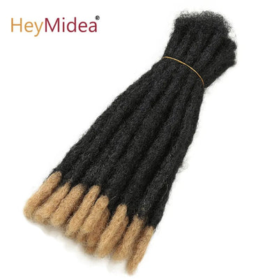 10 Inch Synthetic Dreadlocks Crochet Braids Hair Handmade Locs Hip-Hop Style For Men And Women Ombre Braiding wig Extensions He - MAGUSTA BEAUTY