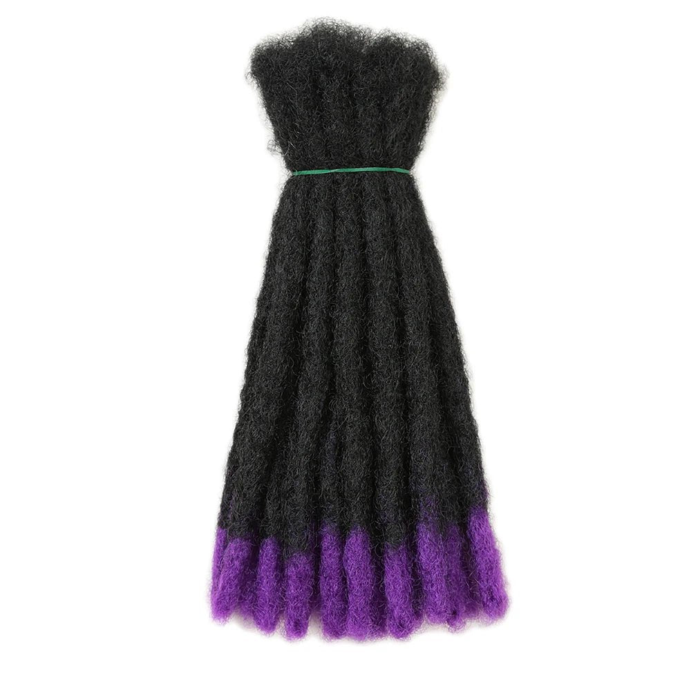 10 Inch Synthetic Dreadlocks Crochet Braids Hair Handmade Locs Hip-Hop Style For Men And Women Ombre Braiding wig Extensions He - MAGUSTA BEAUTY