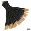 10 Inch Synthetic Dreadlocks Crochet Braids Hair Handmade Locs Hip-Hop Style For Men And Women Ombre Braiding wig Extensions He - MAGUSTA BEAUTY