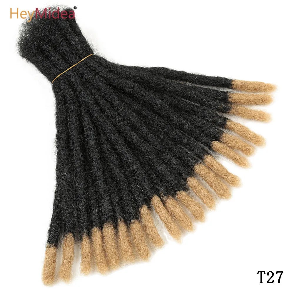10 Inch Synthetic Dreadlocks Crochet Braids Hair Handmade Locs Hip-Hop Style For Men And Women Ombre Braiding wig Extensions He - MAGUSTA BEAUTY