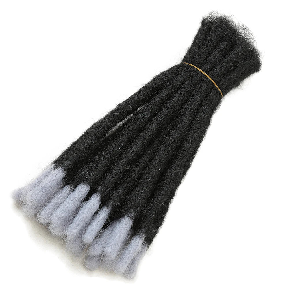 10 Inch Synthetic Dreadlocks Crochet Braids Hair Handmade Locs Hip-Hop Style For Men And Women Ombre Braiding wig Extensions He - MAGUSTA BEAUTY