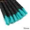 10 Inch Synthetic Dreadlocks Crochet Braids Hair Handmade Locs Hip-Hop Style For Men And Women Ombre Braiding wig Extensions He - MAGUSTA BEAUTY