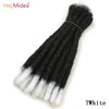 10 Inch Synthetic Dreadlocks Crochet Braids Hair Handmade Locs Hip-Hop Style For Men And Women Ombre Braiding wig Extensions He - MAGUSTA BEAUTY