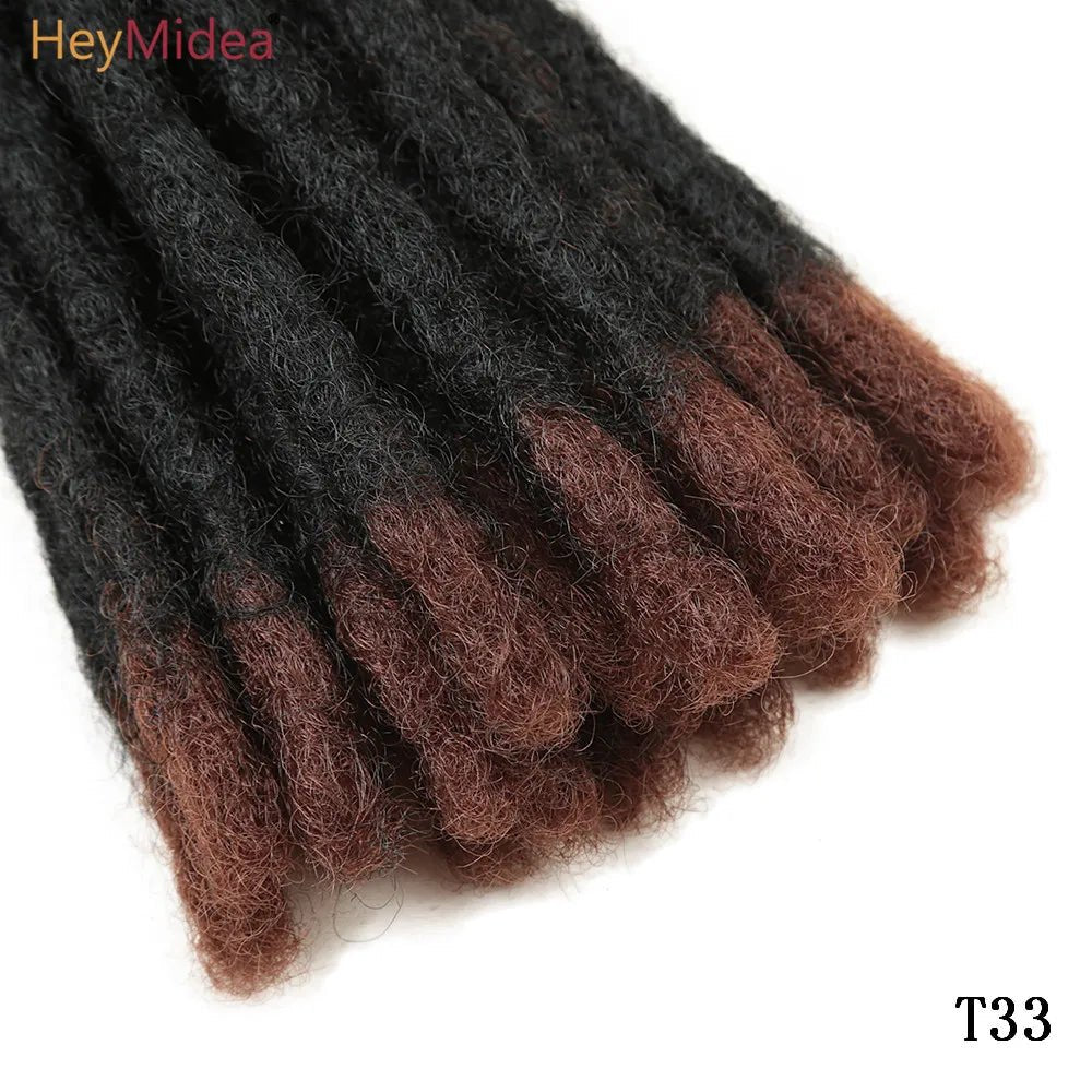 10 Inch Synthetic Dreadlocks Crochet Braids Hair Handmade Locs Hip-Hop Style For Men And Women Ombre Braiding wig Extensions He - MAGUSTA BEAUTY