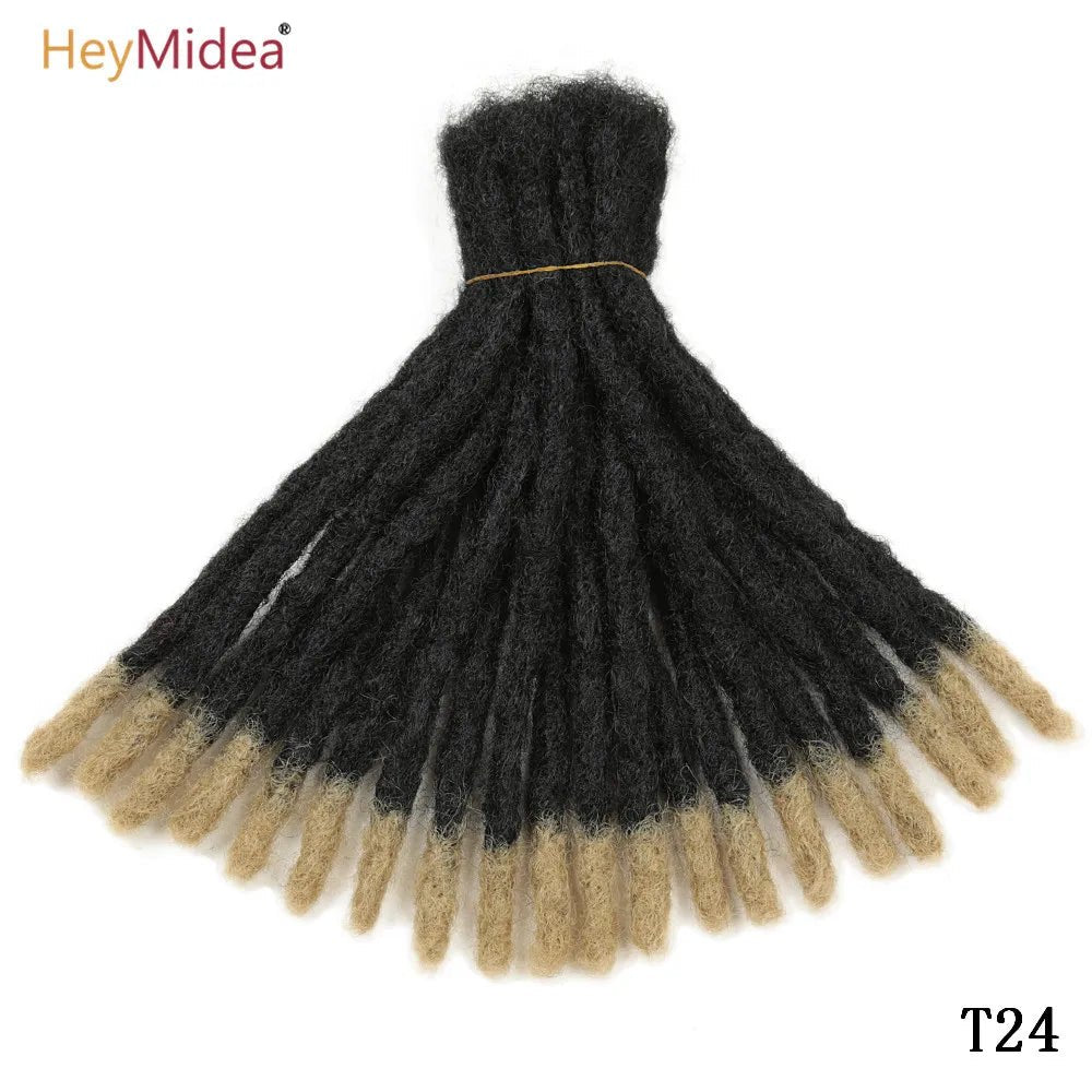 10 Inch Synthetic Dreadlocks Crochet Braids Hair Handmade Locs Hip-Hop Style For Men And Women Ombre Braiding wig Extensions He - MAGUSTA BEAUTY