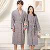 100% Cotton Couples Long Thick Absorbent Terry Bath Robe Kimono Men Light Weight Towel Bathrobe Sleepwear Women Hotel Gown Robes - MAGUSTA BEAUTY