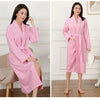 100% Cotton Couples Long Thick Absorbent Terry Bath Robe Kimono Men Light Weight Towel Bathrobe Sleepwear Women Hotel Gown Robes - MAGUSTA BEAUTY