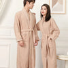 100% Cotton Couples Long Thick Absorbent Terry Bath Robe Kimono Men Light Weight Towel Bathrobe Sleepwear Women Hotel Gown Robes - MAGUSTA BEAUTY