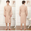 100% Cotton Couples Long Thick Absorbent Terry Bath Robe Kimono Men Light Weight Towel Bathrobe Sleepwear Women Hotel Gown Robes - MAGUSTA BEAUTY