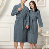 100% Cotton Couples Long Thick Absorbent Terry Bath Robe Kimono Men Light Weight Towel Bathrobe Sleepwear Women Hotel Gown Robes - MAGUSTA BEAUTY