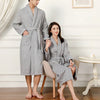 100% Cotton Couples Long Thick Absorbent Terry Bath Robe Kimono Men Light Weight Towel Bathrobe Sleepwear Women Hotel Gown Robes - MAGUSTA BEAUTY