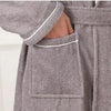 100% Cotton Couples Long Thick Absorbent Terry Bath Robe Kimono Men Light Weight Towel Bathrobe Sleepwear Women Hotel Gown Robes - MAGUSTA BEAUTY