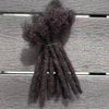 100% Human Hair Loc Extensions Full Handmade Dreadlock Extensions Wholesale 0.6cm Width Natural Black Extension For Women Men - MAGUSTA BEAUTY