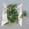 12 Piece DIY Mini Christmas Tree Sisal Silk Cedar - Desktop Decoration Small Christmas Tree 2025 Xmas New Year Navidad Decor - MAGUSTA BEAUTY
