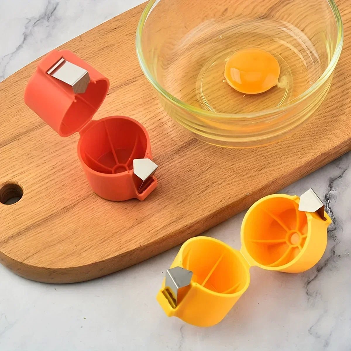 1/3pcs - New Egg Shell Opener Press Egg Shell Separator Portable Egg Opener Kitchen Handheld Egg Shell Crusher Household - MAGUSTA BEAUTY