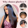 13x4 Bone Straight Human Hair Wigs 13x6 Hd Lace Frontal 42 Inch Straight Transparent Lace 250 Density Human Hair Wig For Women - MAGUSTA BEAUTY