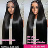 13x4 Bone Straight Human Hair Wigs 13x6 Hd Lace Frontal 42 Inch Straight Transparent Lace 250 Density Human Hair Wig For Women - MAGUSTA BEAUTY