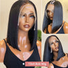 13x4 Glueless Lace Front Wig Human Hair Straight 13x6 HD Transparent Lace Frontal Wigs Short Bob Wig For Women Remy 250% Density - MAGUSTA BEAUTY