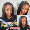 13x4 Glueless Lace Front Wig Human Hair Straight 13x6 HD Transparent Lace Frontal Wigs Short Bob Wig For Women Remy 250% Density - MAGUSTA BEAUTY