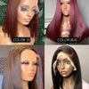 13x4 Lace Front Human Hair Wig Transparent Lace Frontal Wigs For Black Women Short Bob Wig Multiple Remy Straight Natural Wig - MAGUSTA BEAUTY