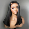 13x4 Lace Front Human Hair Wig Transparent Lace Frontal Wigs For Black Women Short Bob Wig Multiple Remy Straight Natural Wig - MAGUSTA BEAUTY