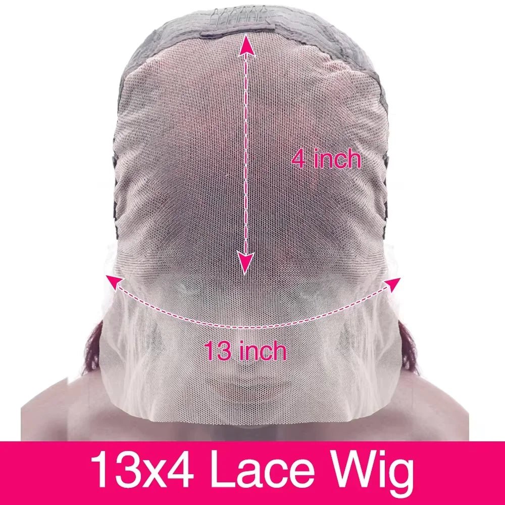 13x6 HD Lace Frontal 220 Density 99J Burgundy Body Wave Human Hair Wig 13x4 Lace Front Brazilian PrePlucked Wigs For Black Women - MAGUSTA BEAUTY