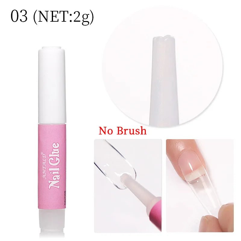 1/5/10pcs Super Strong Nail Bond Glue Acrylic Tips & Rhinestone Professional Nail Glue 2g/3g/7g/10g Fast Dry Long Lasting Glue - MAGUSTA BEAUTY