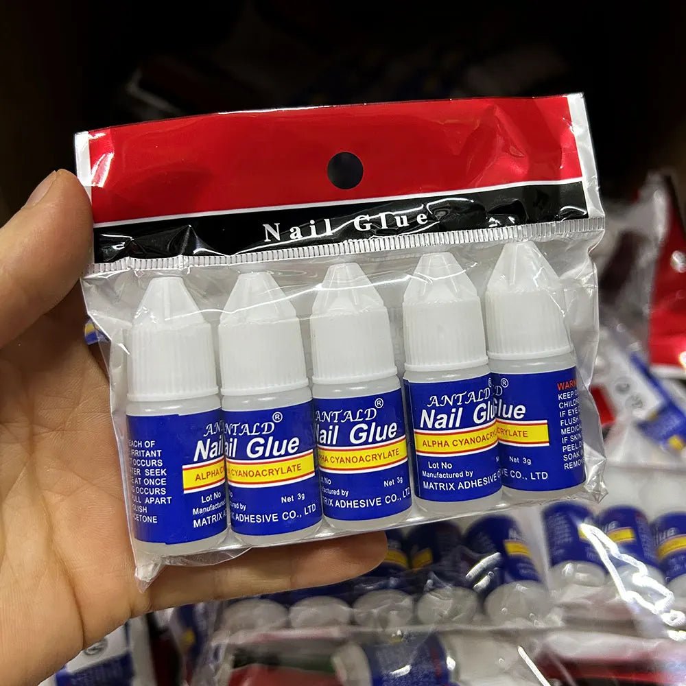 1/5/10pcs Super Strong Nail Bond Glue Acrylic Tips & Rhinestone Professional Nail Glue 2g/3g/7g/10g Fast Dry Long Lasting Glue - MAGUSTA BEAUTY