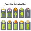 16 IN 1 Multifunctional Vegetable Chopper Handle Food Grater Egg Liquid Separator Peeler Vegetable Slicer Dicer Kitchen Cutter - MAGUSTA BEAUTY