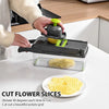 16 IN 1 Multifunctional Vegetable Chopper Handle Food Grater Egg Liquid Separator Peeler Vegetable Slicer Dicer Kitchen Cutter - MAGUSTA BEAUTY