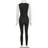 Pencil Jumpsuit Women New Full Seasons Casual Fitness Sporty Playsuit Sleeveless Slim Activewear All In One Jumpsuit Clothing
