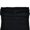 Black Off-shoulder Strapless Backless High Split Maxi Dress For Women Sleeveless Bodycon Club Party Evening Long Dress Clothes
