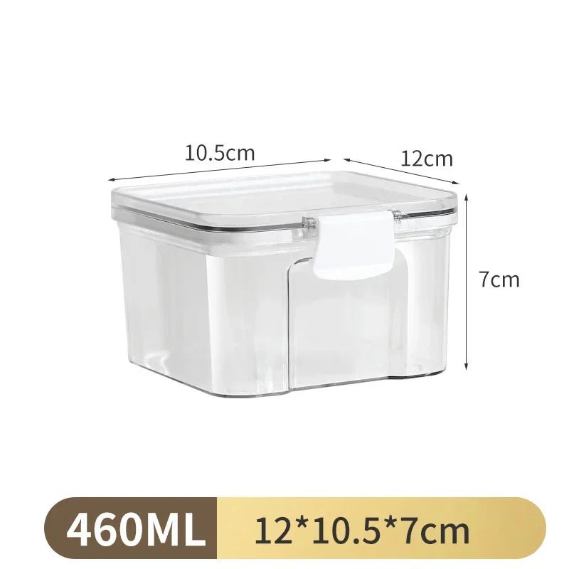 1PC Sealed Jar Airtight Container Grain Pasta Storage Box Plastic Moisture - proof Box Household Kitchen Organizer Seasoning Jars - MAGUSTA BEAUTY