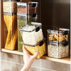 1PC Sealed Jar Airtight Container Grain Pasta Storage Box Plastic Moisture - proof Box Household Kitchen Organizer Seasoning Jars - MAGUSTA BEAUTY