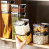 1PC Sealed Jar Airtight Container Grain Pasta Storage Box Plastic Moisture - proof Box Household Kitchen Organizer Seasoning Jars - MAGUSTA BEAUTY